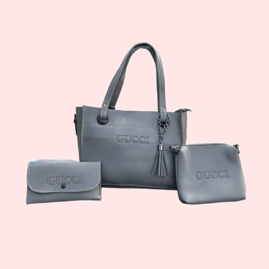 PEWTER GREY BAG