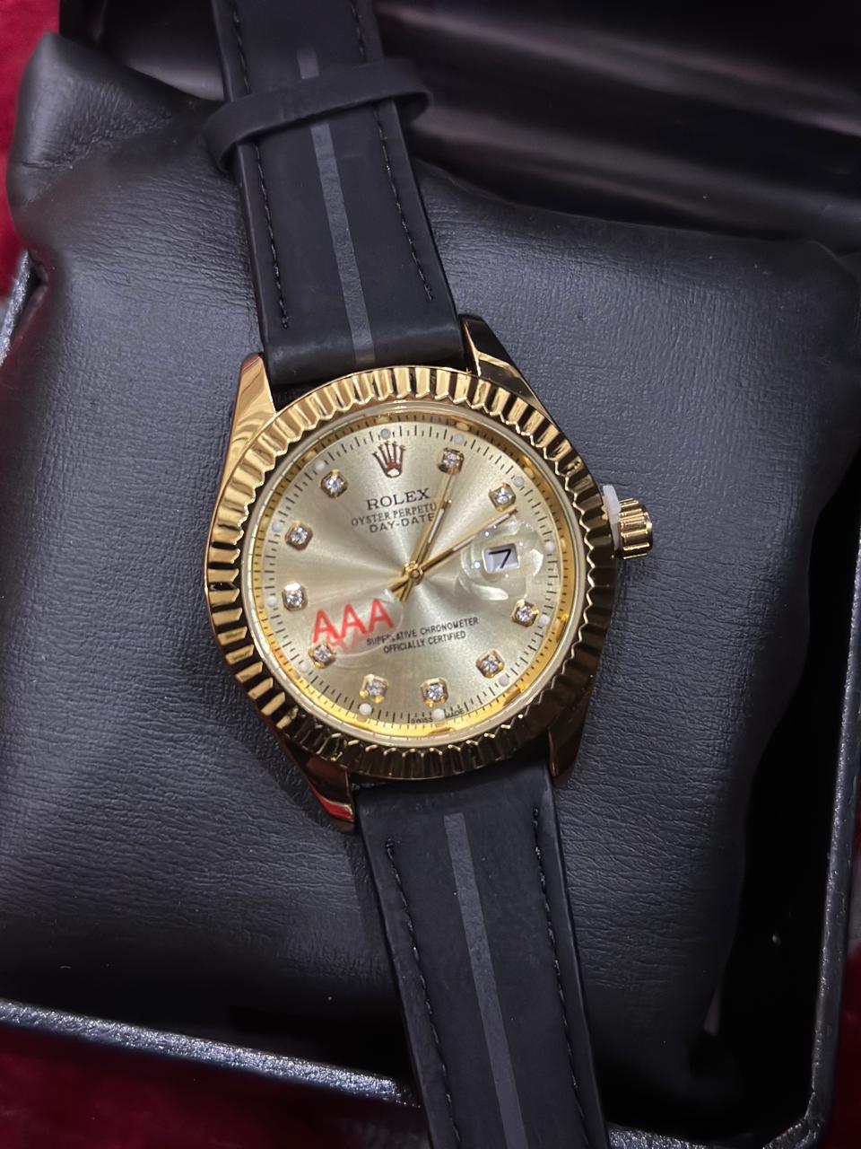 Rolex Sky-Dweller Premium Belt Watch with gold plate