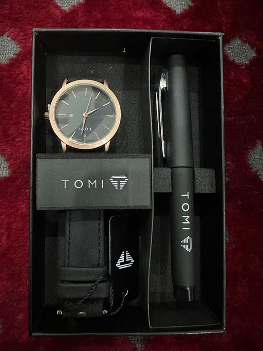 TOMI PREMIUM WATCH WITH GEL PEN